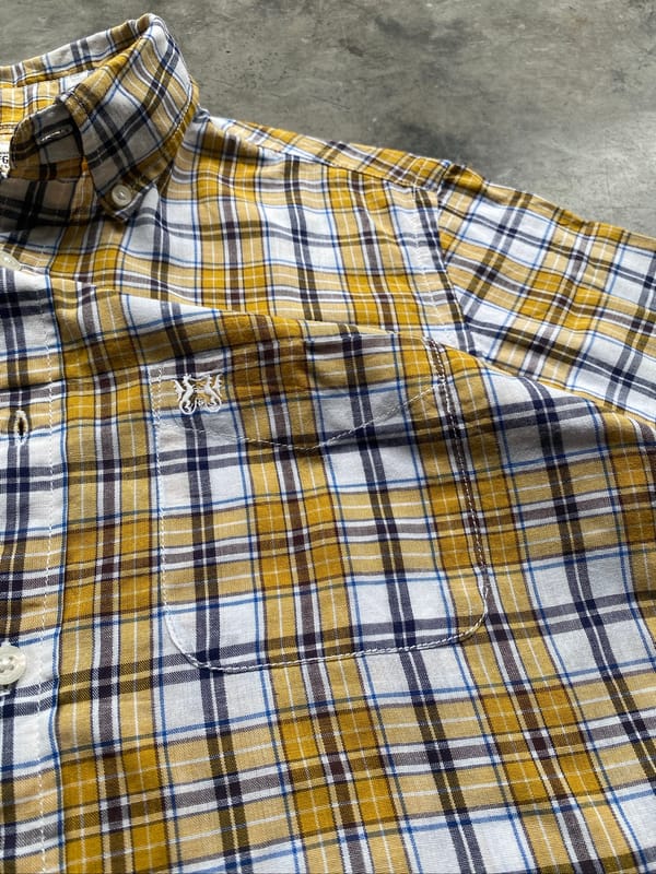 M Gregor Crop Boxy Shirt Yellow, foto 3