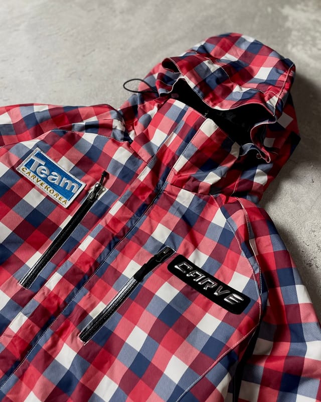 “CARVE” PLAID JACKET VISOR SNOWBOARD WATERRESISTENT, foto 3