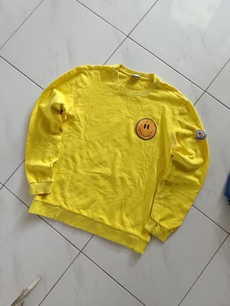 Sweatshirt Moncler Smiley Yellow Patch