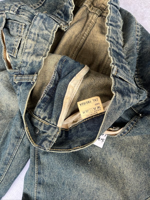 B42 RELAXED DENIM SIZE 30 - 31 SECOND, foto 9