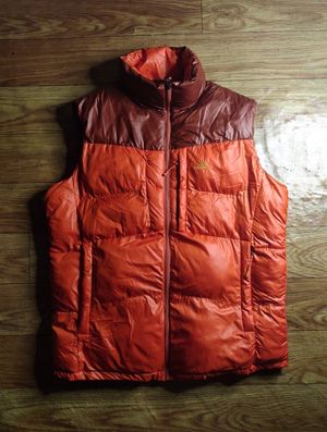 Y2K Vest Pria burgundy orange
