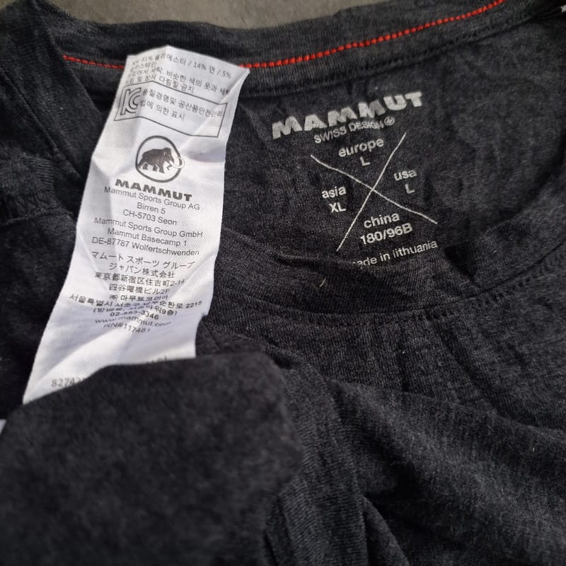 Kaos oblong mammut trovat logo auth, foto 2