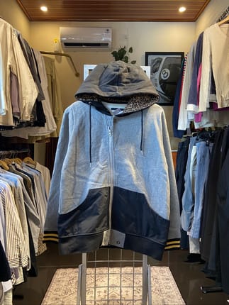 Hoodie zipper gray