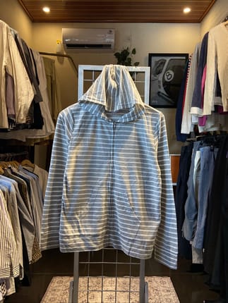 Hoodie zipper stripe