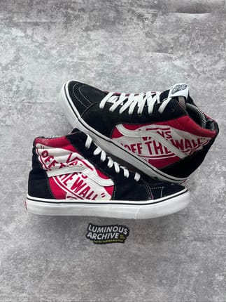 Vans Sk-8 Hi “Off The Wall” Heel Scab