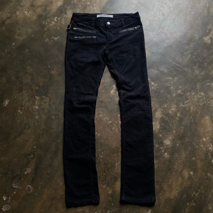 LUXURY ZADIG & VOLTAIRE OPIUM DESIGNER BOOTCUT PANTS