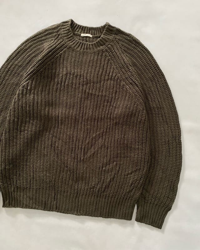 Sweater knit textured waffle, foto 4