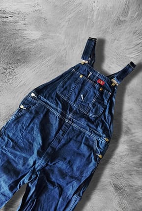 DICKIES Original Bib Overall Carpenter Workwear Size L ft XL
