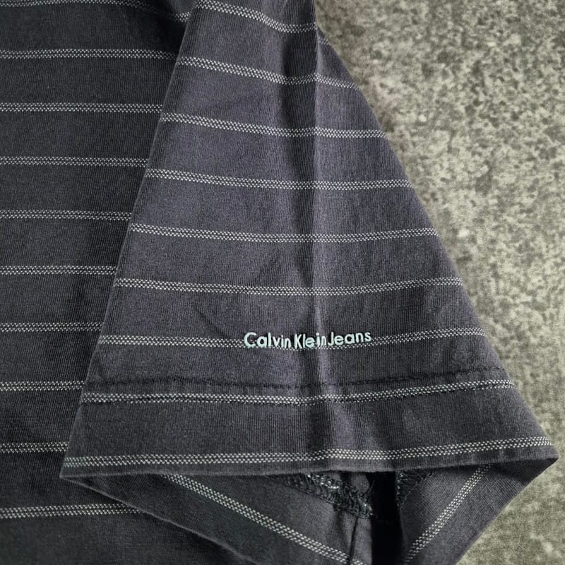 Calvin Klein Jeans Stripe Poloshirt, foto 4