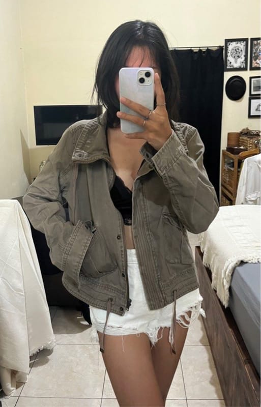 Cotton on Jacket Katun Tebal Vintage, foto 8