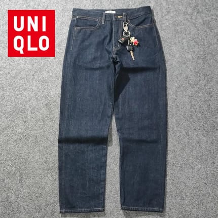UNIQLO indigo blue selvedge red line original