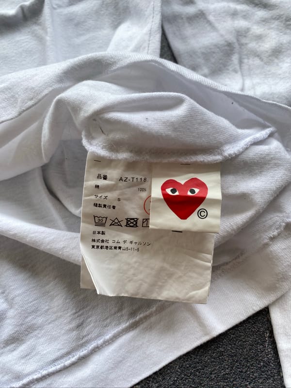 Longsleeve Play CDG Basic Logo, foto 6
