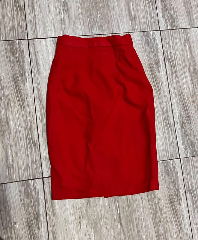 Rok Span Midi - Solid Red, foto 2