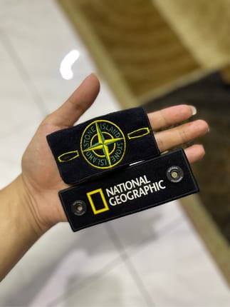 Patch Stone Island dan Natgeo 11.5cm Copotan