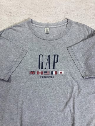 90s Usa GAP Worldwide Boxy Tee