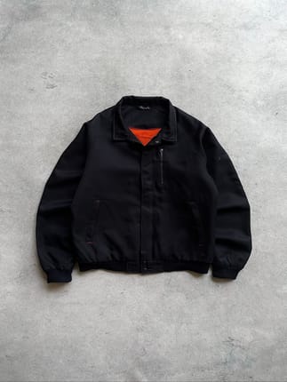 BLACK FLIGHT JACKET BOXY FIT BY HEAT ASSIST