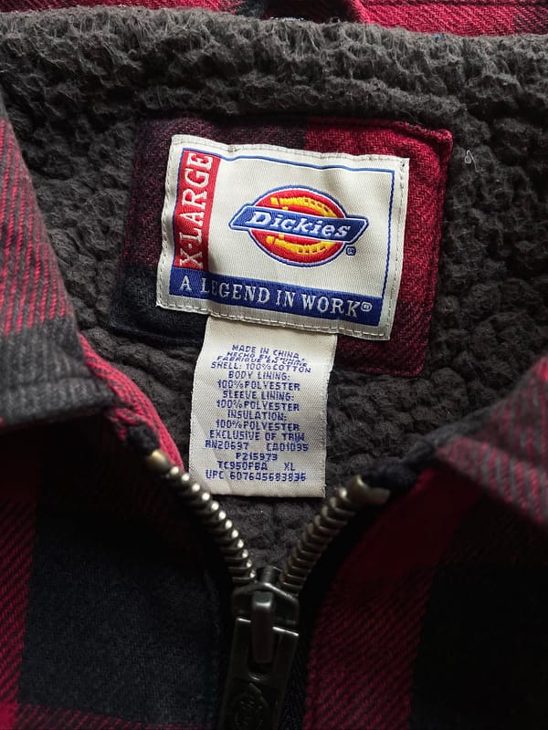 VINTAGE DICKIES ZIP PLAID JACKET, foto 6