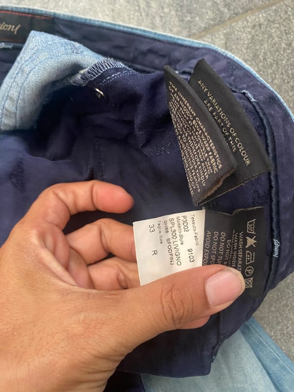 Celana Vintage Luxury Brioni, foto 7