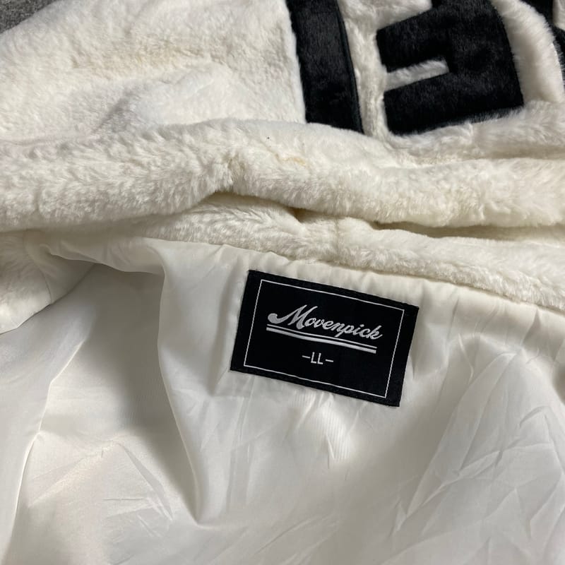 WHITE SHERPA OVERSIZE JACKET -By Movenpick, foto 4