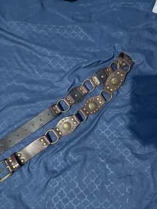 belt leather vintage retro