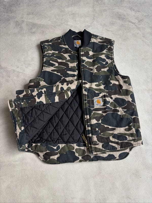 carhartt vest thinsulate camoflag size Medium, foto 3