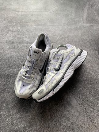 Nike P-6000 Metallic Silver Black Original