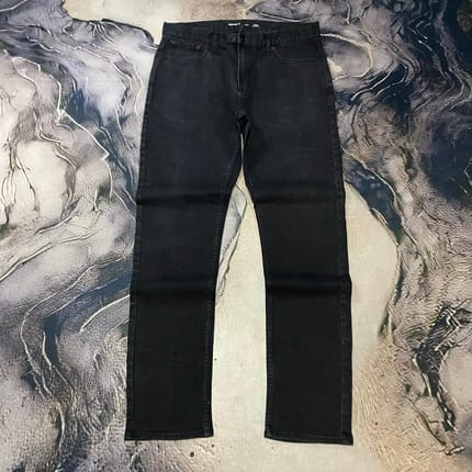 Old Navy Slimfit Deep Stone Black Jeans