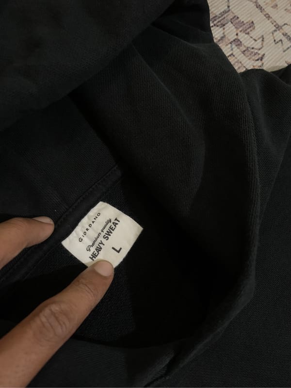 GIORDANO HEAVY SWEAT HOODIE JACKET, foto 2