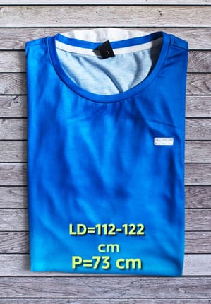 Kaos gradasi biru cowok