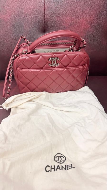 Chanel Classic red double Flag Medium Bag, foto 2