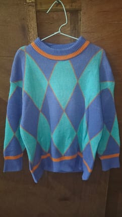 Sweater rajut motif//harga net