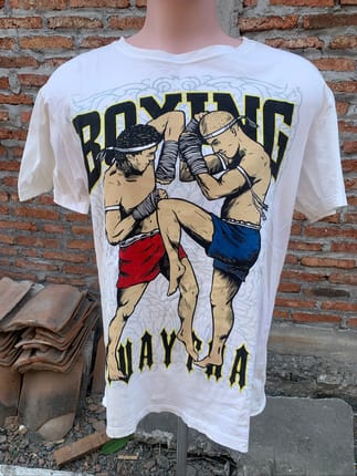 Kaos Born To be Muaythai Size Xl