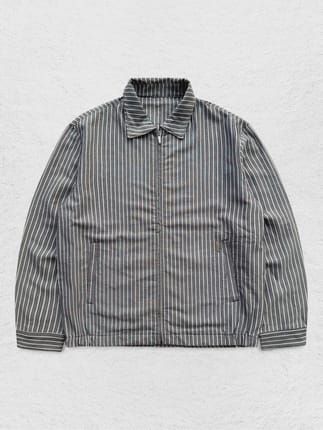 CASTING VTG STRIPE GREY TEXTURED WORK JACKET
