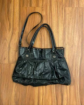 Vintage Snake Black Bag