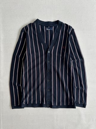 Fred Perry Stripe Cardigan Knit