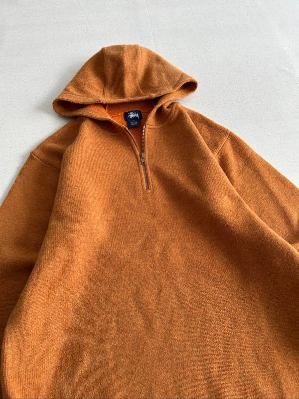 Stussy Vintage Basic Hoodie Halfzip Knit, foto 4