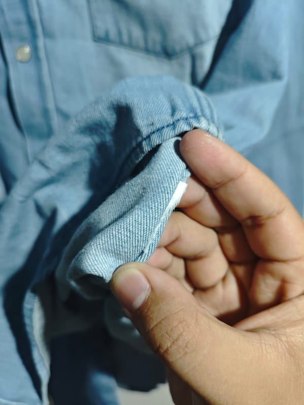 Kemeja Denim Givenchy Paris Stars, foto 9