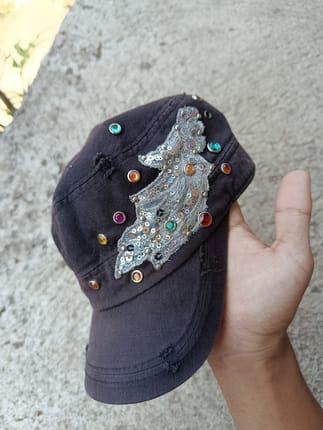 blink blik distressed commando hat