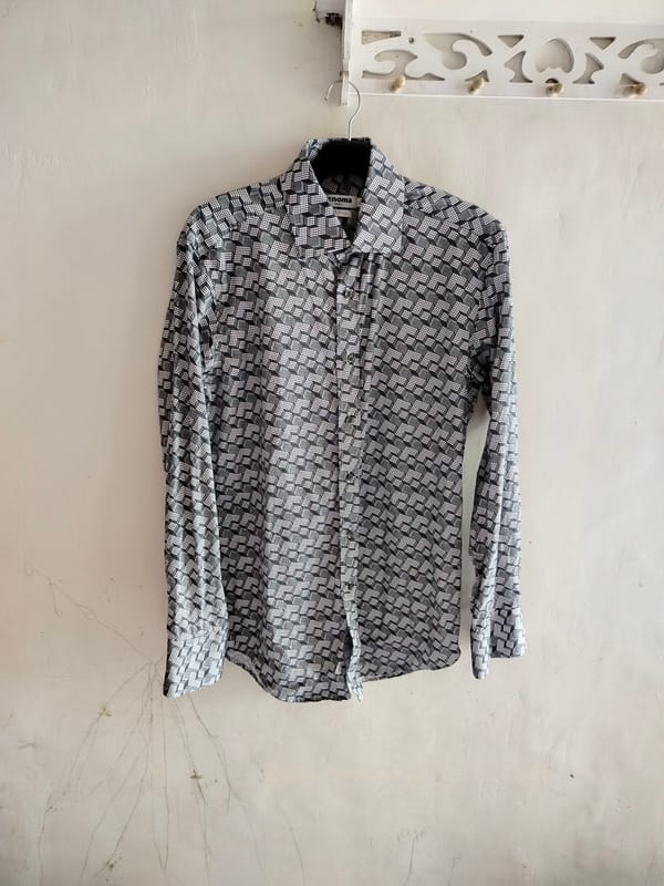 kemeja pria SIZE M renoma branded, foto 2