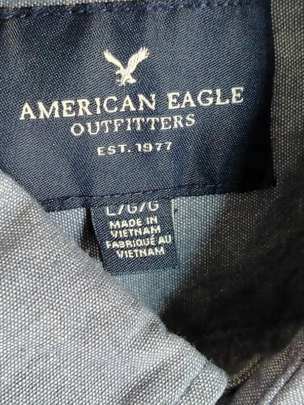 kemeja lengan pendek SIZE XL American Eagle, foto 5