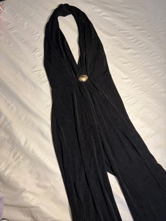 black jumpsuit