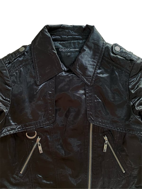 Y2k GGPX New York croped remones jacket, foto 4