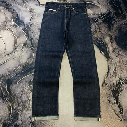 Moss Tailored 2018 Selvedge Regular Deep Blue Indigo Denim
