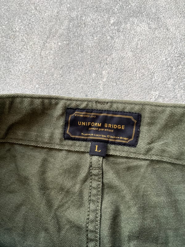 Uniform Bridge Green Army Fatigue Pants, foto 8