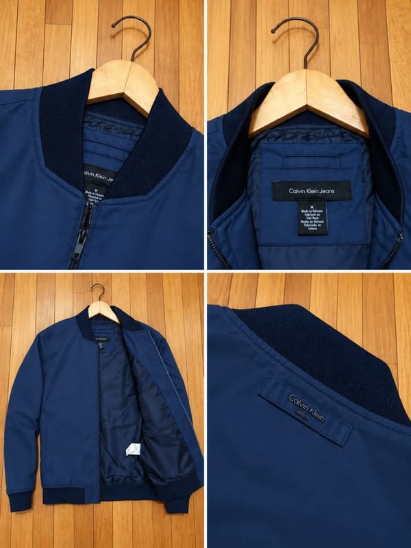 Jaket bomber pria luxury calvin klein second original, foto 3