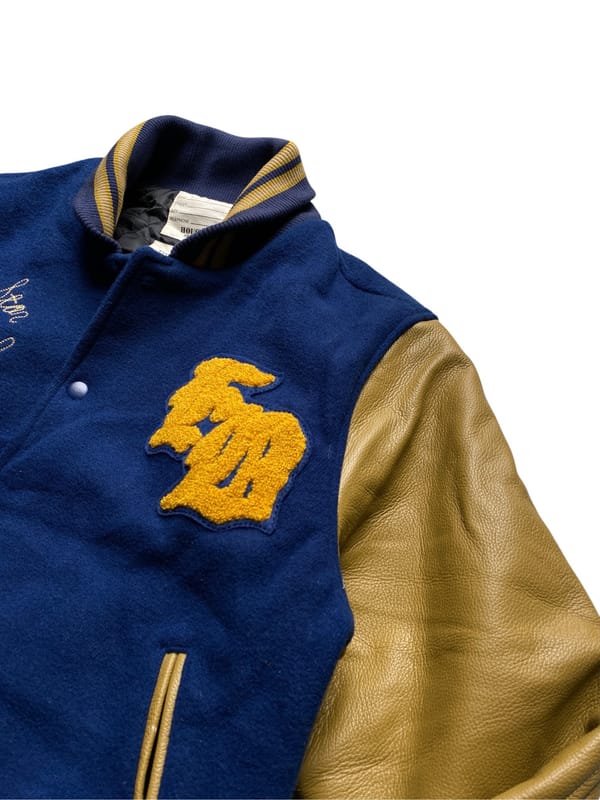 Vtg Houston 🇯🇵 Leatherman Embroidery Varsity, foto 7