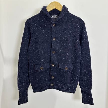 BEAMS JAPAN CARDIGAN KNIT SHAWL COLLAR