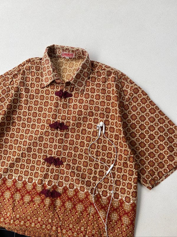 Kemeja Batik Boxy Cheongsam, foto 2