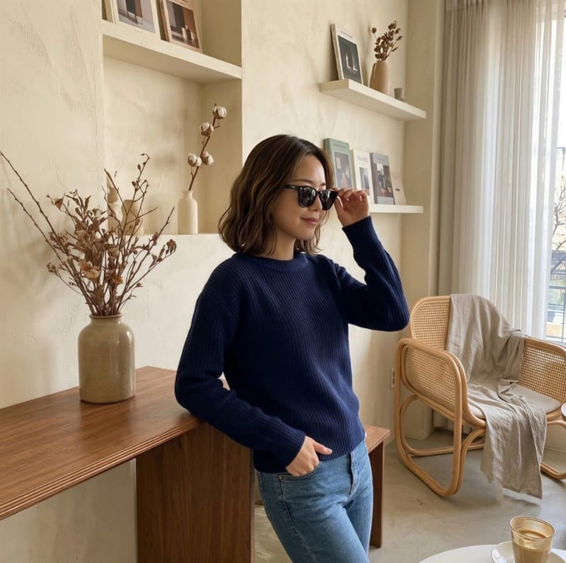 Sweater rajut uniqlo mulus, foto 6