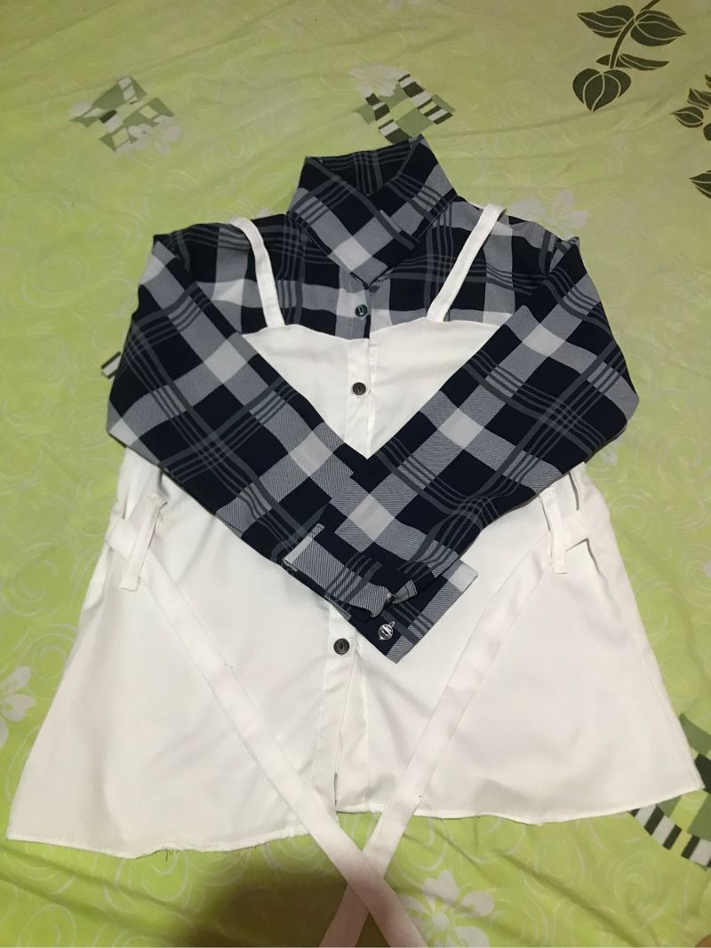 Casual Wanita white navy, foto 3